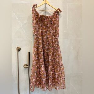 Storia floral tiered dress NWT